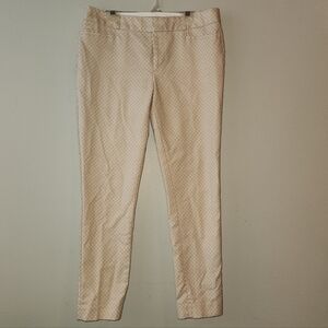 Banana Republic Sloan Fit Size 4 Geometric Print Dress Pants